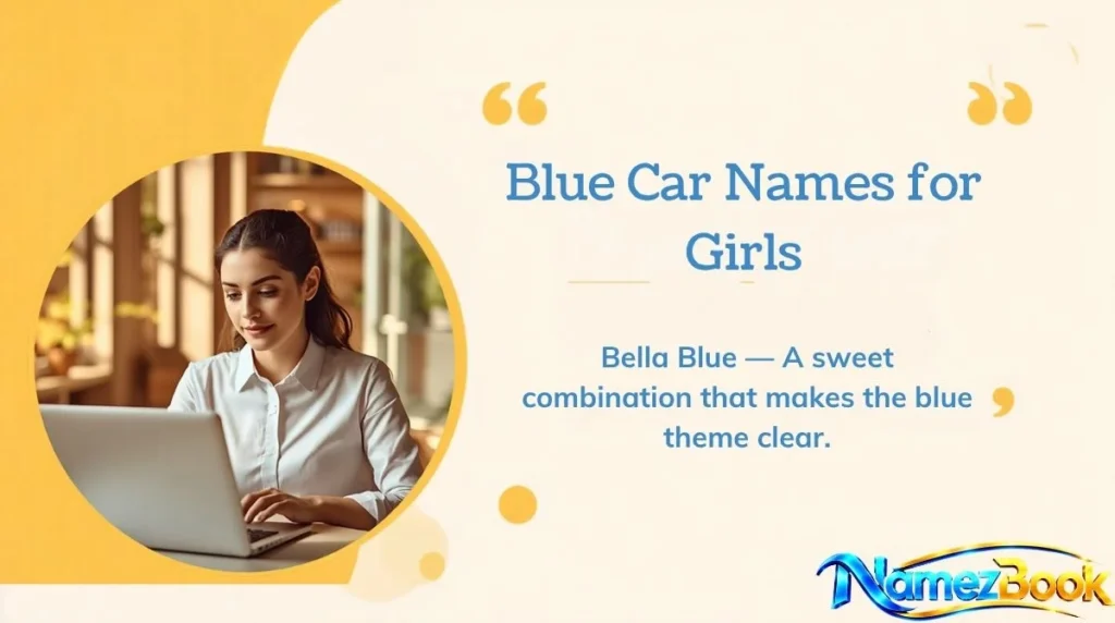 Blue Car Names for Girls