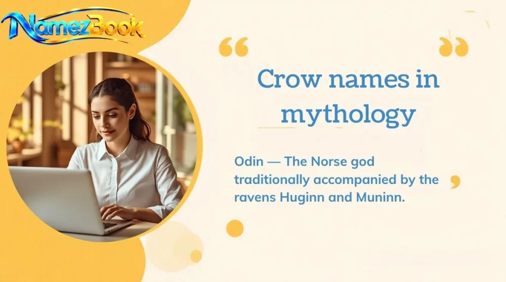 Crow names in mythology