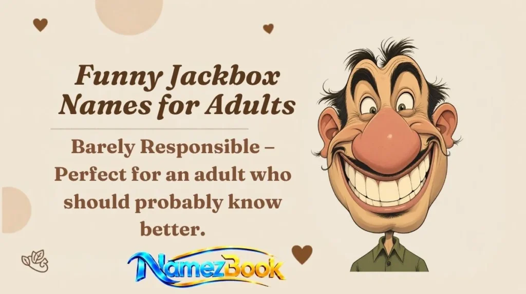 Funny Jackbox Names for Adults