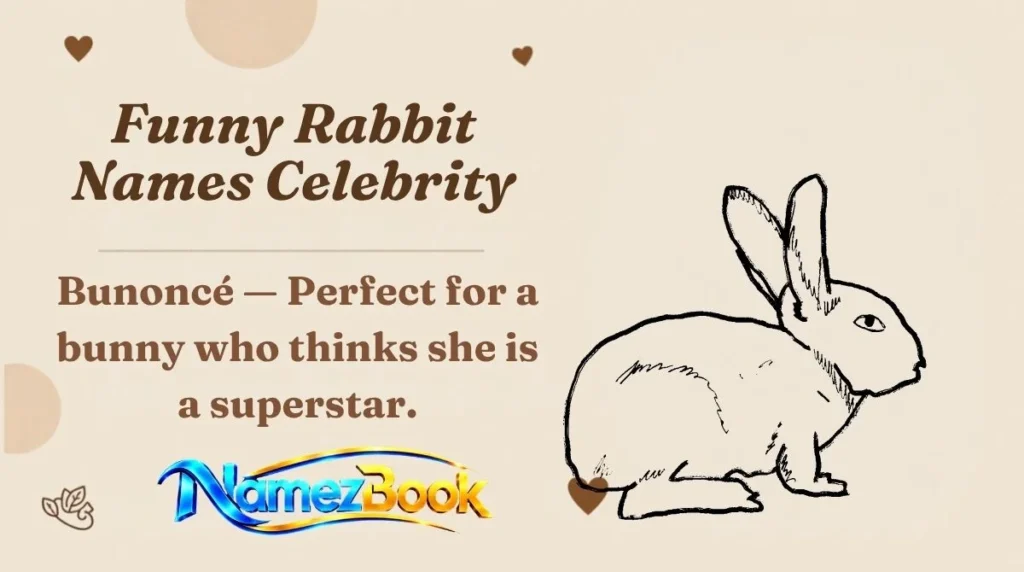 Funny Rabbit Names Celebrity