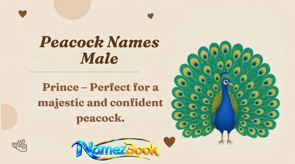 Peacock Names Male