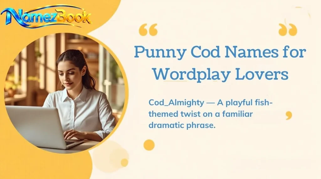 Punny Cod Names for Wordplay Lovers