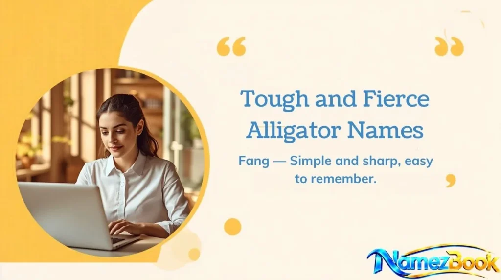 Tough and Fierce Alligator Names
