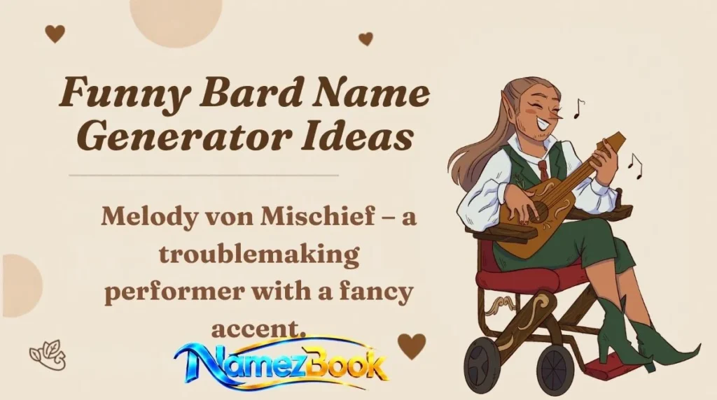 Funny Bard Name Generator Ideas