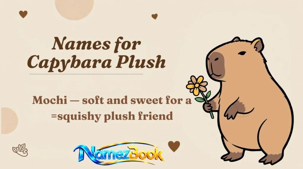 Names for Capybara Plush