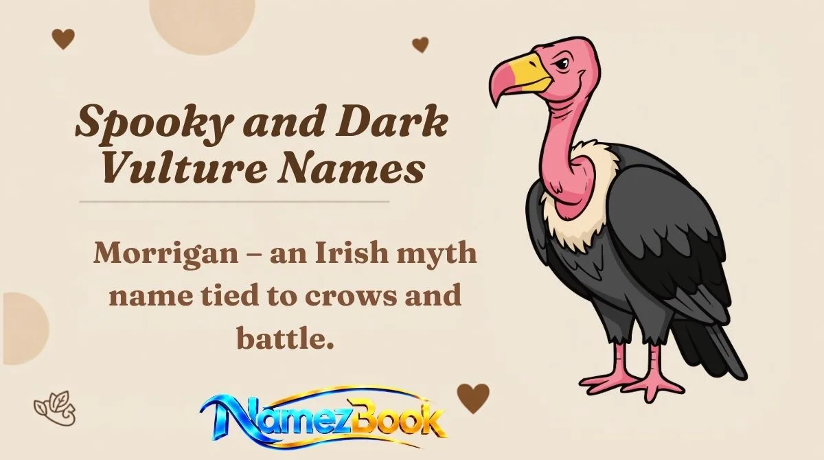 Spooky and Dark Vulture Names
