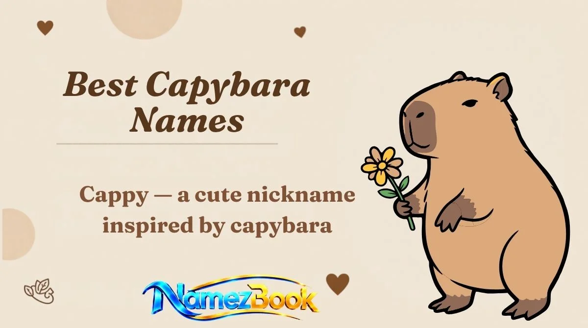 Best Capybara Names