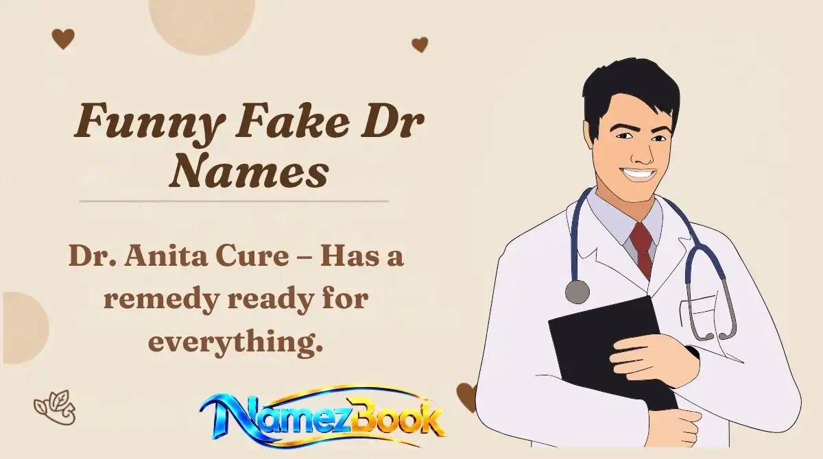 Funny Fake Dr Names