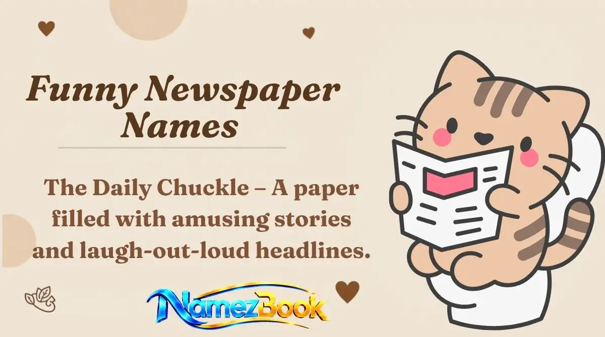 Funny Newspaper Names